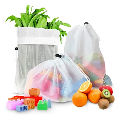 Sac en filet fabriqué à partir de polyester RPET